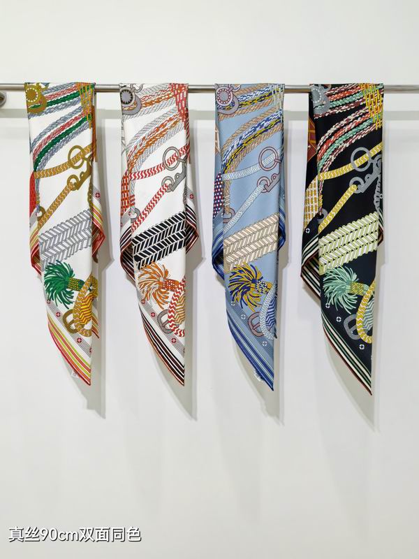 Hermes silk Scarf 90X90cm E101303